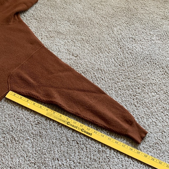 Free People burnt sienna cowl neck sweater - Picture 8 of 11